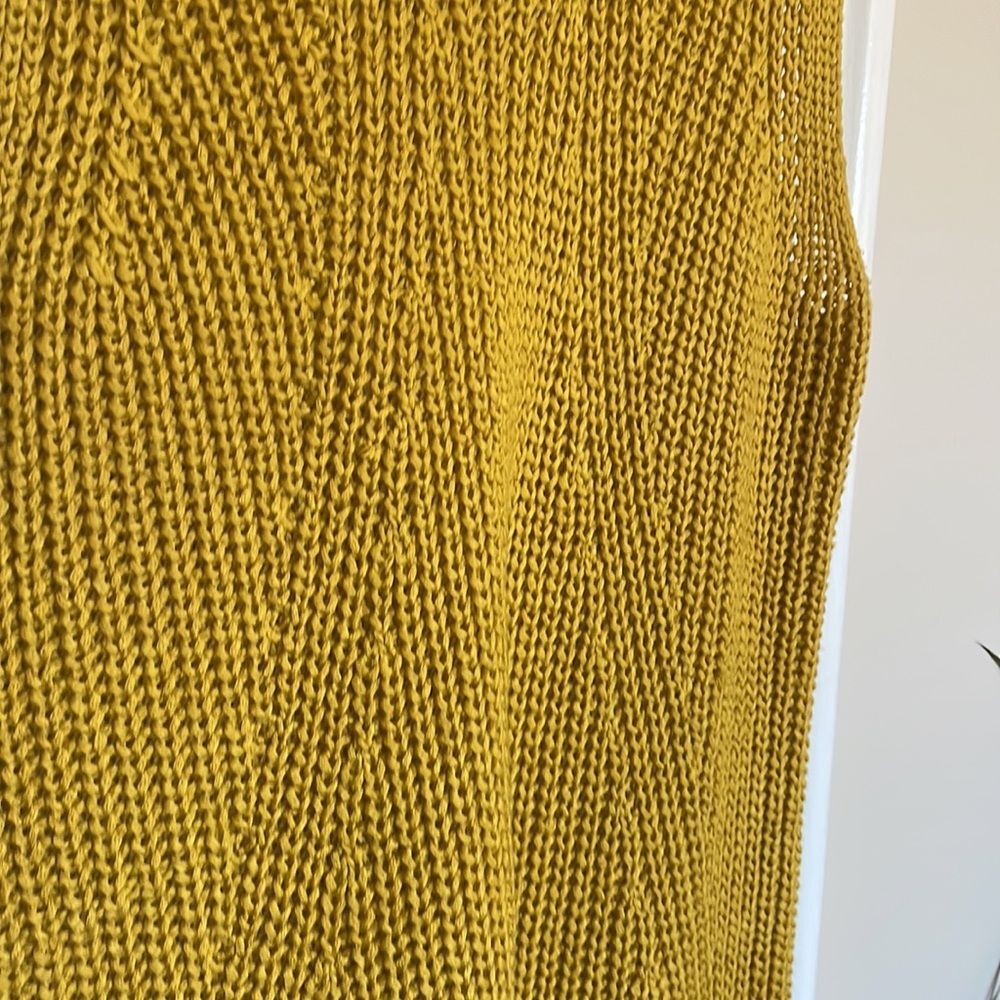 Philosophy Mustard Yellow Sweater size small s - Picture 4 of 6